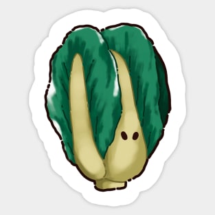 Handsome cabbage Sticker